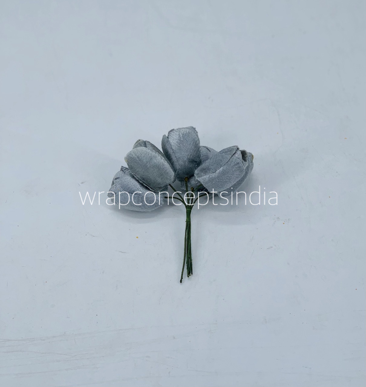 Dolphin Grey Tulip Buds on Stick