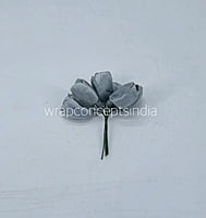 Dolphin Grey Tulip Buds on Stick