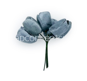 Dolphin Grey Tulip Buds on Stick