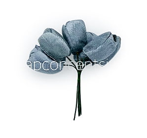 Dolphin Grey Tulip Buds on Stick