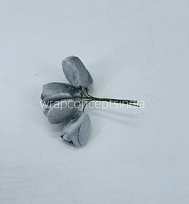 Dolphin Grey Tulip Buds on Stick