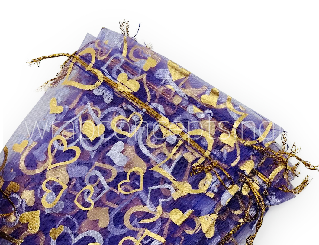 Sheer Pouch Bags - 13x18 cms