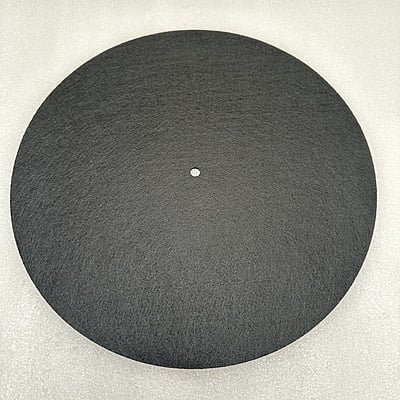 Turntable Platter LP - Anti Felt Mat - Black - TP-AFMB