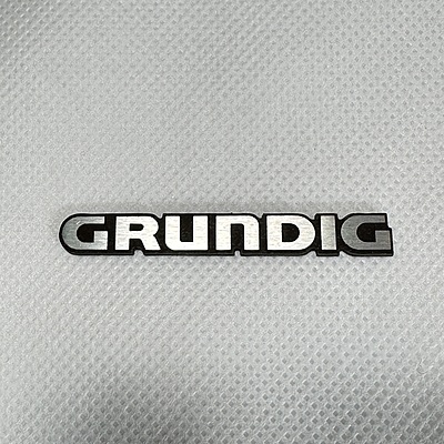 Replacement Metal Logo for Grundig - ML-GDG-01
