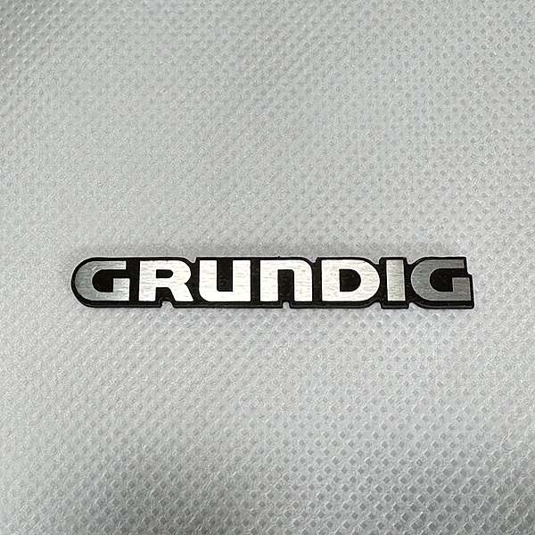 Replacement Metal Logo for Grundig - ML-GDG-01