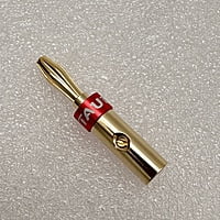 Banana Plug Gold Plated - Blue & Red Pair - BP-GBR-P Banana Plug Gold Plated - Blue & Red Pair - BP-GBR-P