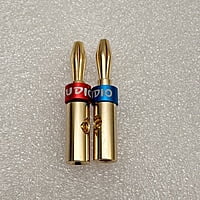 Banana Plug Gold Plated - Blue & Red Pair - BP-GBR-P Banana Plug Gold Plated - Blue & Red Pair - BP-GBR-P