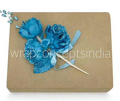 Turquoise Three Peony Ready Bunch