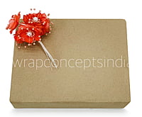 Cute Little Flowers With Pearl-Tomato Red