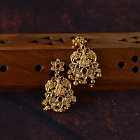 Mango Design Gold Finish Neckpiece