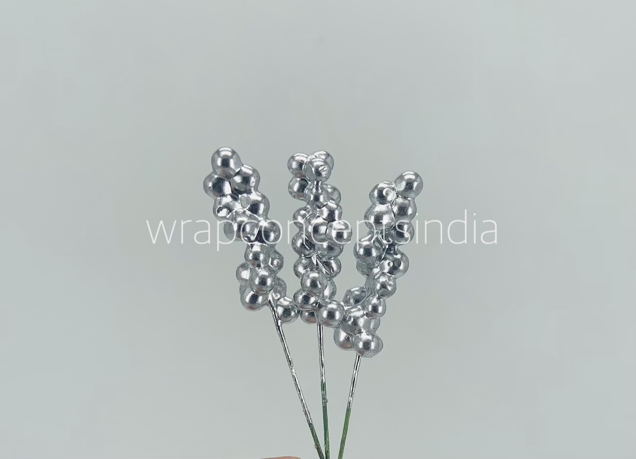 Fern On Stick -Silver