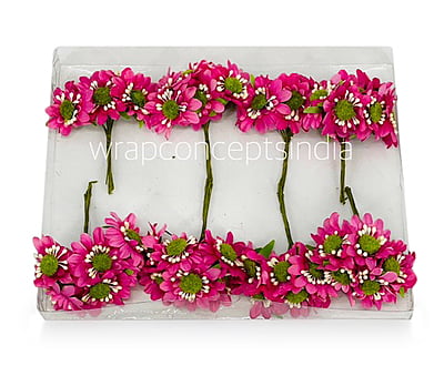 Sunflowers on stick - Fuchsia Pink