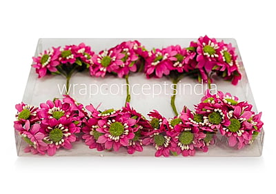 Sunflowers on stick - Fuchsia Pink