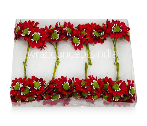 Sunflowers on stick - Red