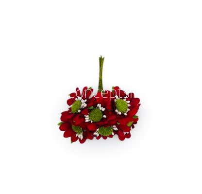 Sunflowers on stick - Red