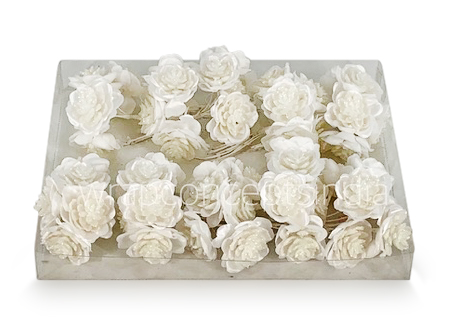 Glitter Flower -White