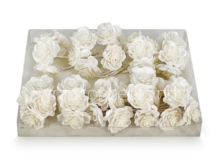 Glitter Flower -White