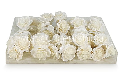 Glitter Flower -White