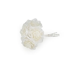 Glitter Flower -White