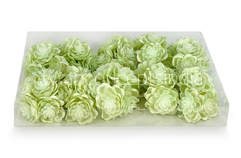 Glitter Flower - Green