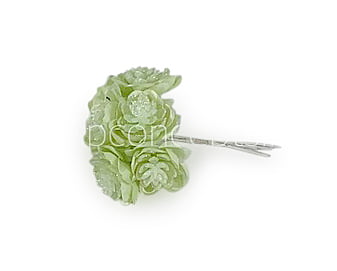 Glitter Flower - Green