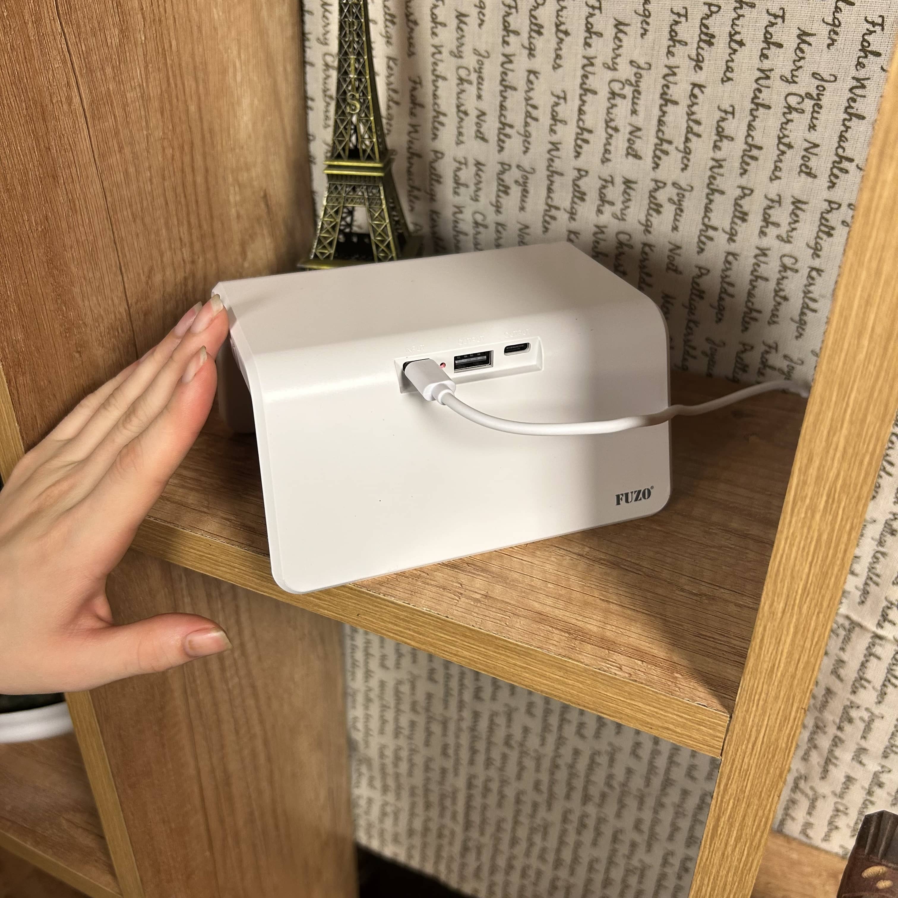 15W Wireless Charger "Arch", with Digital Clock and Ambient Light