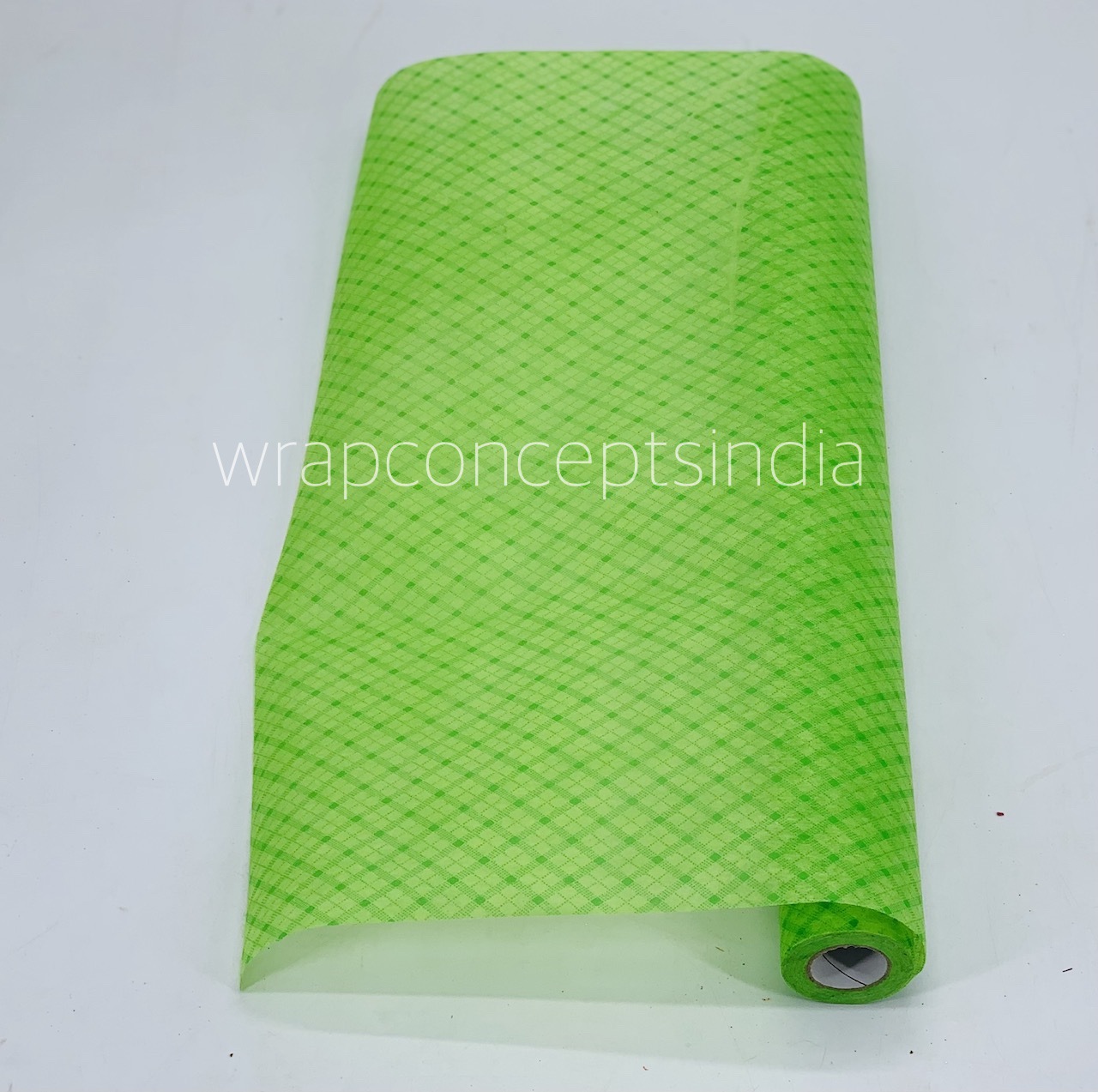 Lime Green Gingham Pattern