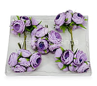 Lavender Peonies on stick