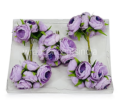 Lavender Peonies on stick