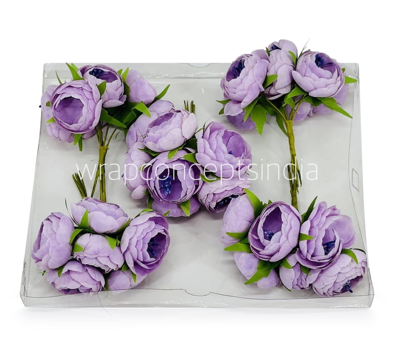 Lavender Peonies on stick