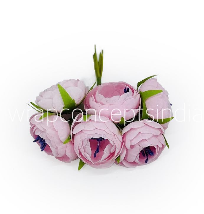 Baby Pink Peonies on stick