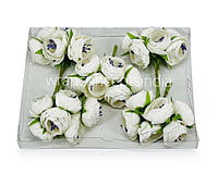 White Peonies on stick