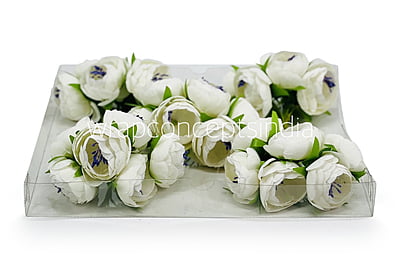 White Peonies on stick