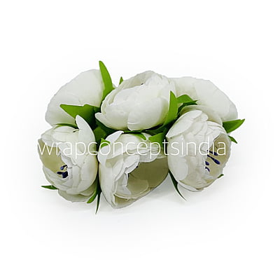 White Peonies on stick