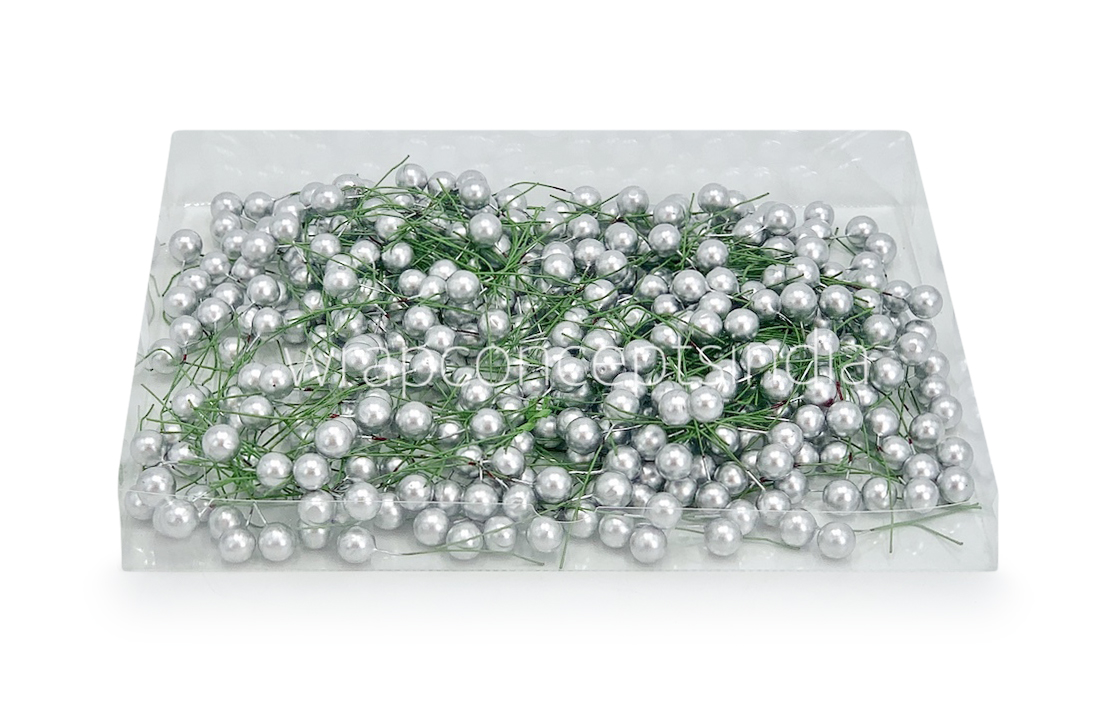 Silver Pearl Sticks - 12 MM/ 15 MM