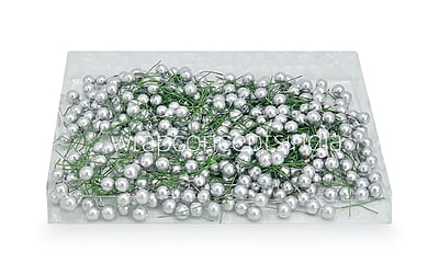 Silver Pearl Sticks - 12 MM/ 15 MM