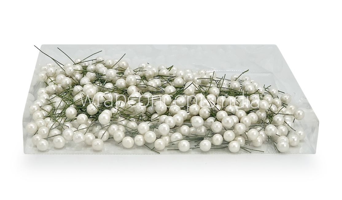 Cream Pearl Sticks - 12 MM/15 MM