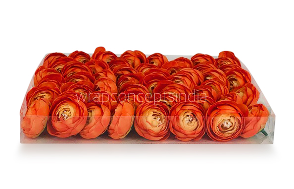 Small Peony- Orange