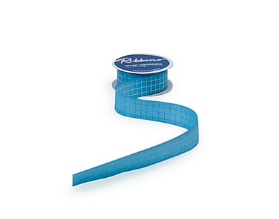 Baby Pink & White Check Ribbon