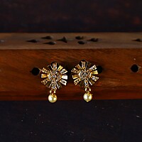 Designer Matte Finish Stone Necklace Set