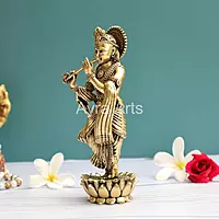 Brass Premium Light Weight Krishna 7 Inch Height