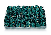 Small Peony- Bottle Green