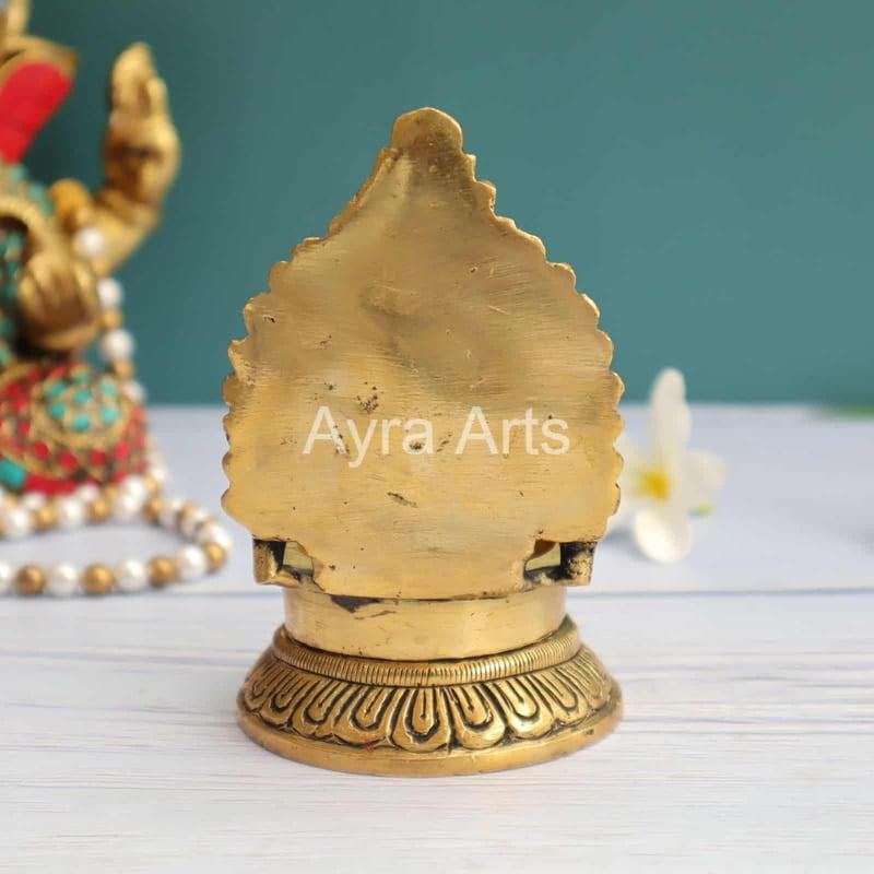 Brass Ganesh Diya 4.5 Inch Height