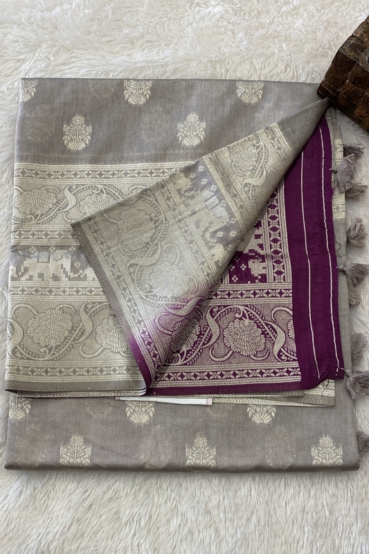 Hamsa Semi Tussar SWS456