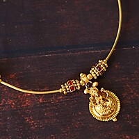 attractive lakshmi attigai design neckpiece