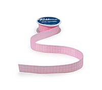 Baby Pink & White Check Ribbon