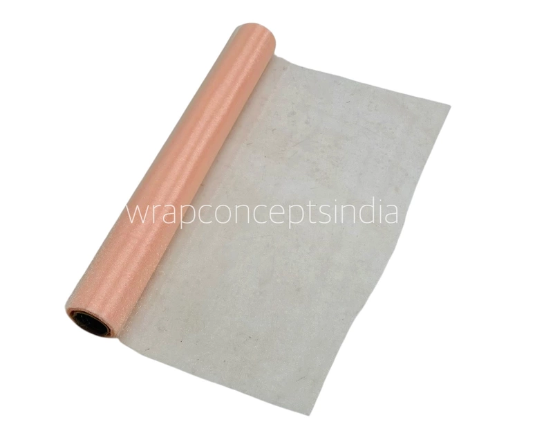 Light Peach Organza Roll - 5 Meters