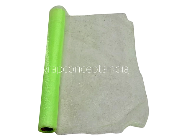 Lime Organza Roll - 5 Meters