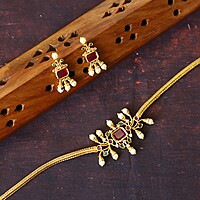 moon kemp stone attigai type neck piece