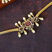 moon kemp stone attigai type neck piece